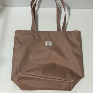NEVER USED! HERSCHEL LARGE DUSTY PINK MICA TOTE!